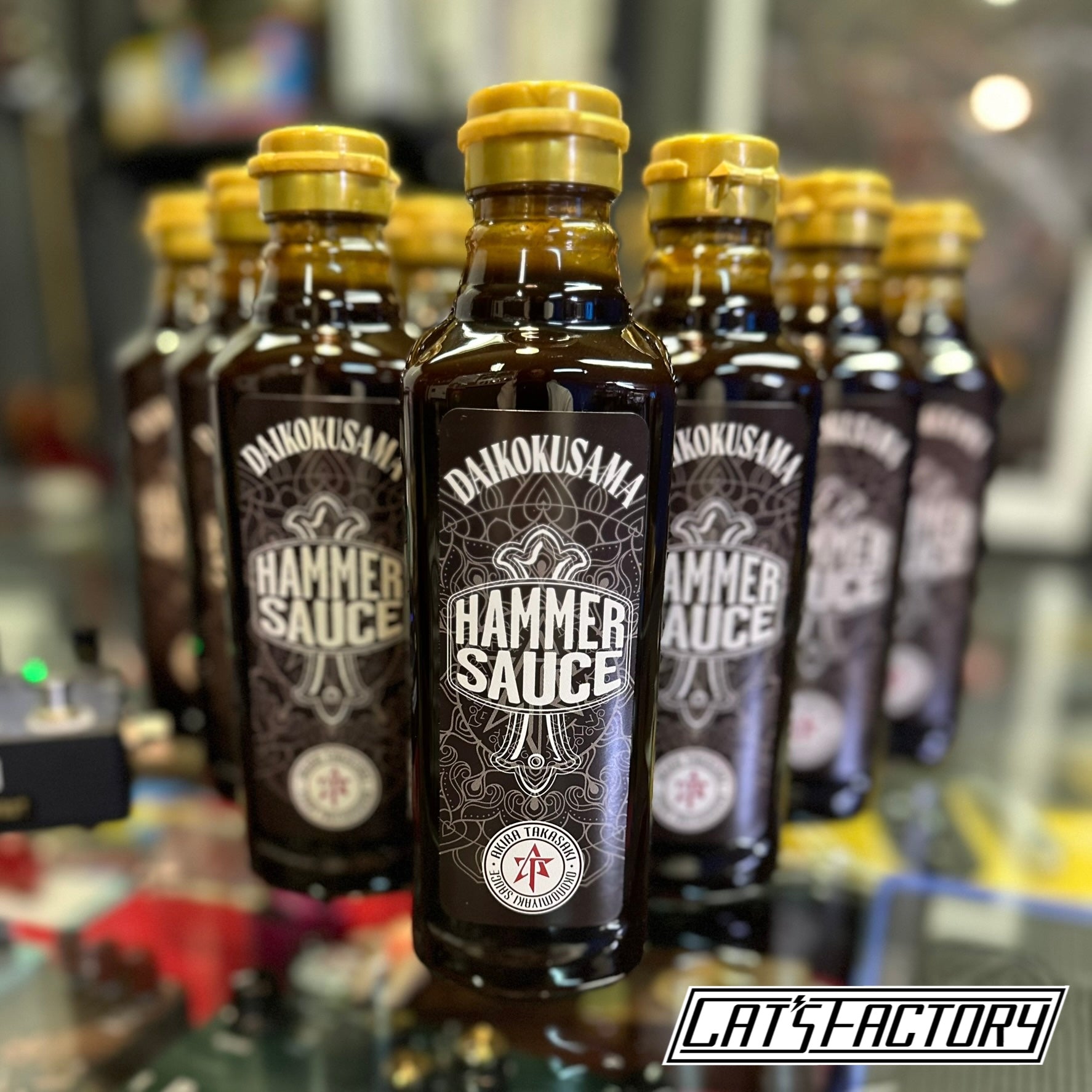 10個　ソース差し　180ml　アクリル　HF-222 HAMMER SAUCE ハンマーソース 高崎晃氏監修 スパイシーお好み焼き