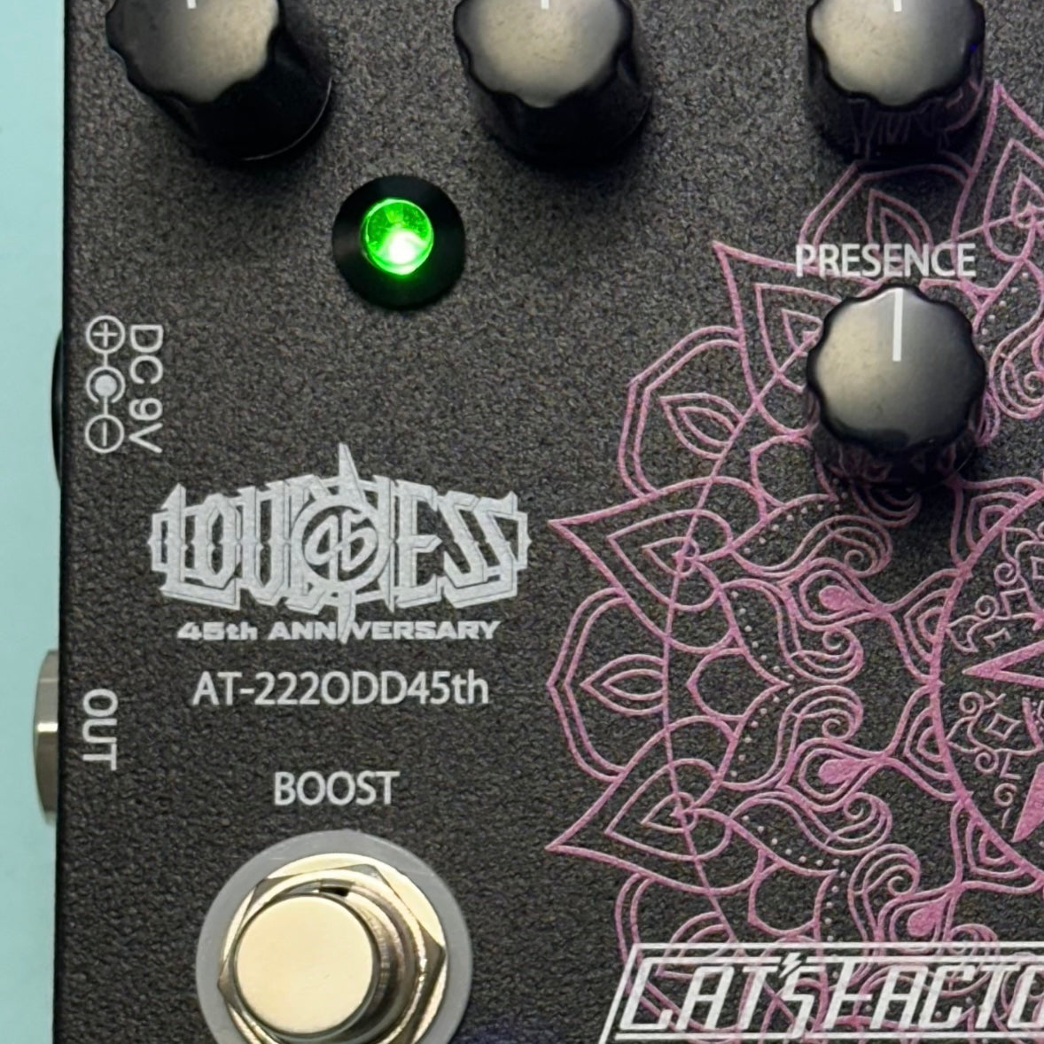 高崎晃氏 直筆サイン入り　Cat's FACTORY / AT-222ODD CAT'S Factory AT-222D 40th KARMA Explosion [Loudness 40th